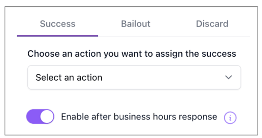 hatch ai - after business hours response toggle