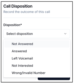 call-disposition