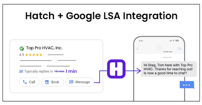 hatch + google lsa integration