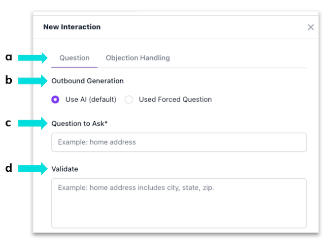 hatch ai setup - question interaction