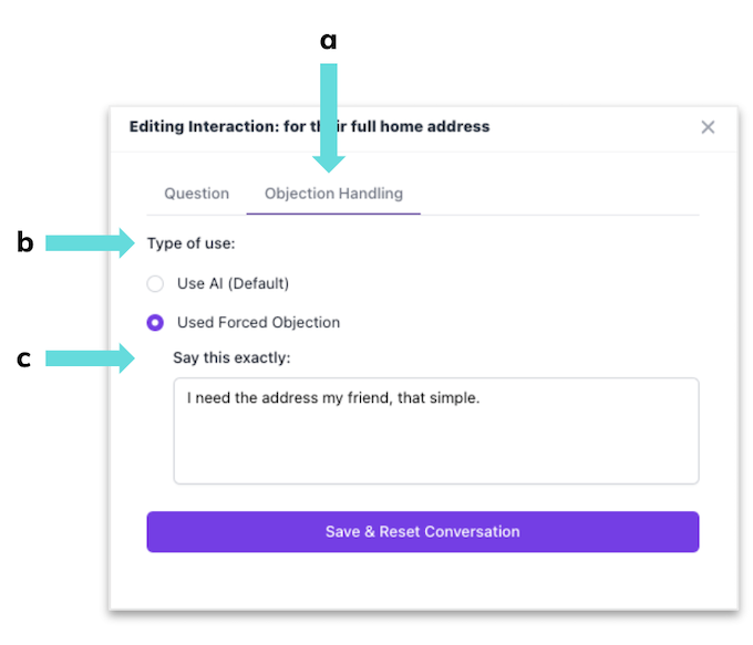 hatch ai setup - objections