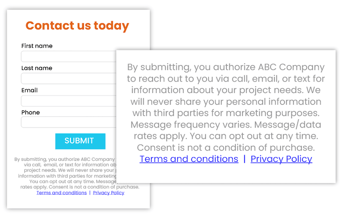 how to lower opt out rates - consent form