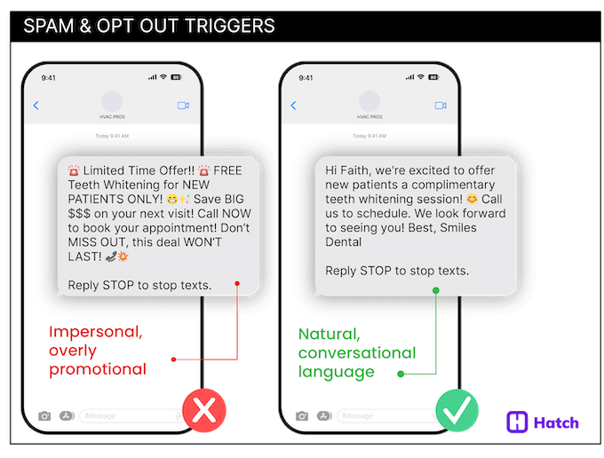 how to keep opt out rates low - natural language