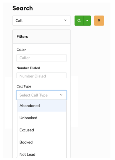 call statuses in servicetitan